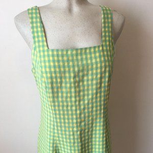 PLAZA SOUTH PETITES LEMON/LIME PLAID